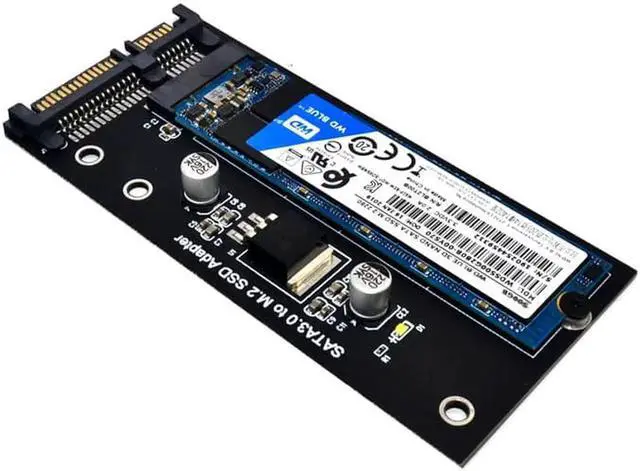 Alt view image 3 of 6 - M2 NGFF ssd SATA3 SSDs Turn Sata Adapter Expansion Card Adapter SATA to NGFF High capacity High power Connectors for Computer PC