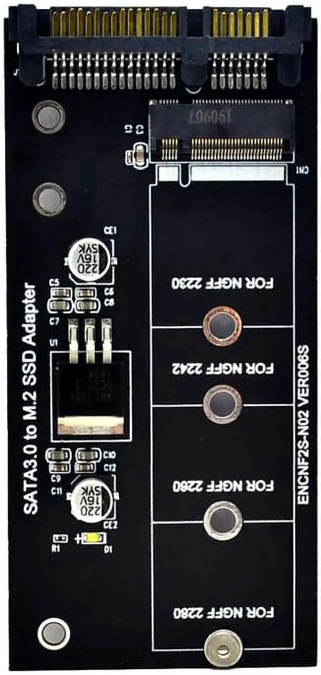 Alt view image 6 of 6 - M2 NGFF ssd SATA3 SSDs Turn Sata Adapter Expansion Card Adapter SATA to NGFF High capacity High power Connectors for Computer PC