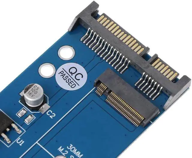 Alt view image 5 of 6 - M2 Next Generation Form Factor SSD SAT3 SSDs To SATA Expansion Card Adapter SATA To Next Generation Form Factor Converter