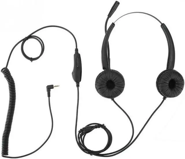 Main image of Aomoproing H500D 2.5mm Call Center Headphone Stretchable Over Ear Headphone With Noise Reduction MIC