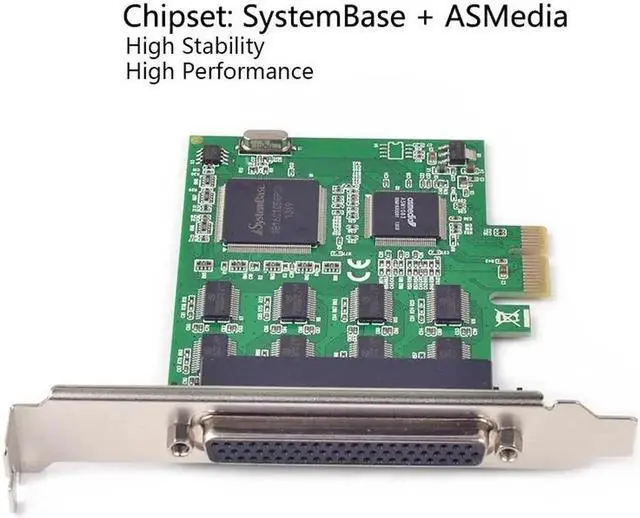 Alt view image 3 of 6 - PCI-e PCI express to 8 Serial RS232 Ports PCI E Multi I/O Card with Fan-out Cable Chip SystemBase