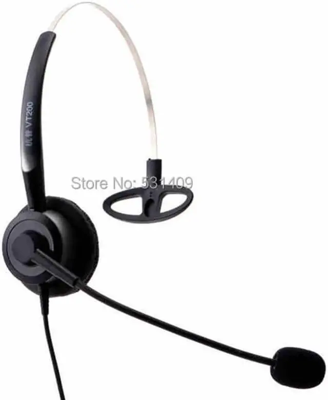 Main image of Aomoproing professional single ear call center headset,earphone, headphone,for training center,RJ09 interface,RJ9 Phone