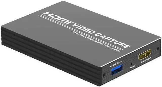 Alt view image 3 of 7 - 1.4 to USB 3.0 Video Capture Card Dongle with HDMI Loopout (Input 4K@30Hz MAX/Output 1080P@60Hz Max)with WiiU Xbox 360 One PS4 HDMI Camera for Game streaming,Video Conferencing,Live
