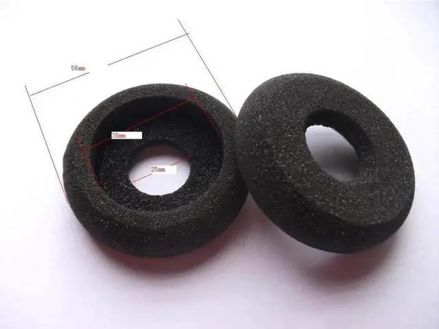 Alt view image 5 of 5 - Aomoproing Linhuipad 56mm Sponge Ear Cushions Donut Earpads For Call Center Headphones 10pcs /lot