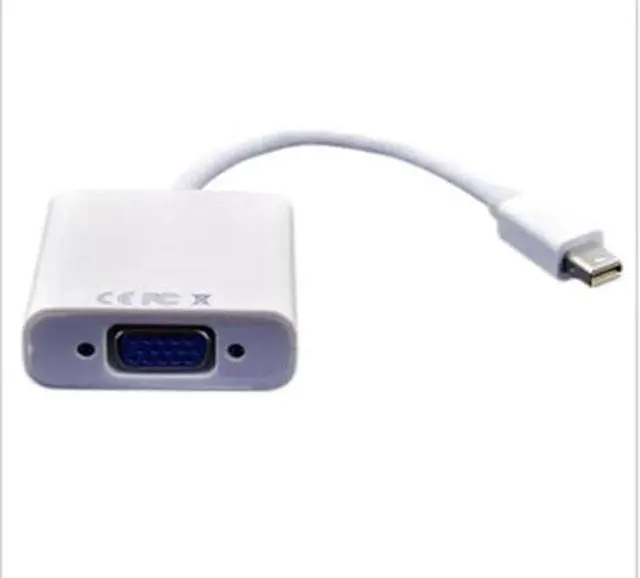 Alt view image 2 of 5 - 10pcs/lots Mouse over image to zoom Mini DisplayPort to Female VGA Adapter TV AV Cable for Apple Macbook Air pro