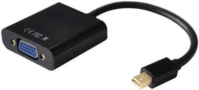 Alt view image 5 of 5 - over image to zoom Mini DisplayPort to Female VGA Adapter TV AV Cable for Apple Macbook Air pro 10pcs/lots