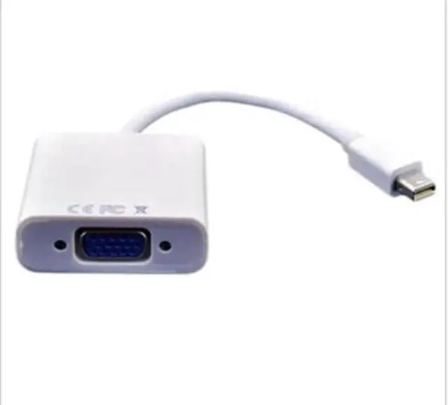 Alt view image 3 of 5 - over image to zoom Mini DisplayPort to Female VGA Adapter TV AV Cable for Apple Macbook Air pro 10pcs/lots