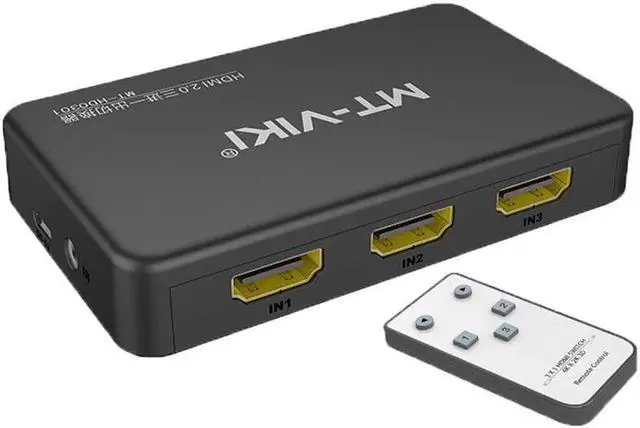 Main image of MT-VIKI HDMI-Compatible Switch Selector Remote Control infrared Switcher Suitable For Computer laptop PS4 Sharing Projector TV