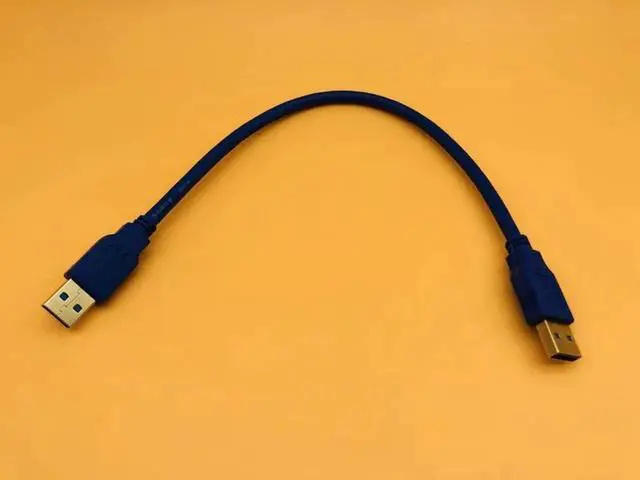 Alt view image 5 of 6 - 5pcs 30cm USB 3.0 Extender Cable Male To Male USB Extension Cable Super Speed USB 3.0 Data Cabo Cord For HDD PC Computer Mining
