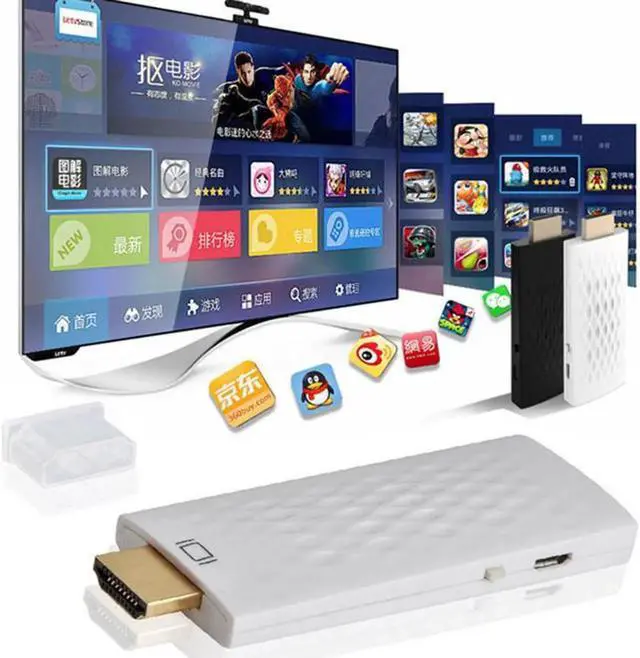 Alt view image 2 of 6 - AirPlay Miracast HDMI Adapter TV Stick Dongle WIFI Display-Hot