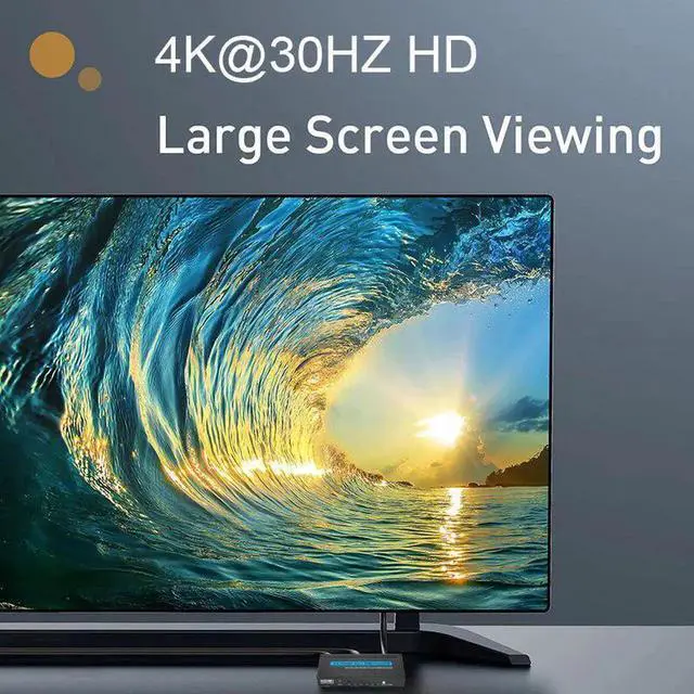 Alt view image 6 of 6 - 2.0 Switch 5x1 5 IN 1 OUT Switcher 4K 60Hz 4:4:4 HDCP 2.2 3D HDR for MI TV Box PS3 PS4 Laptop PC To TV Monitor Projector