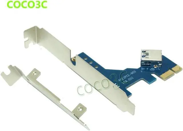 Alt view image 6 of 6 - 1 to 3 PCI express 1X slots Riser Card PCIe x1 to external 3 PCIe slot adapter PCI-e Port Multiplier Card