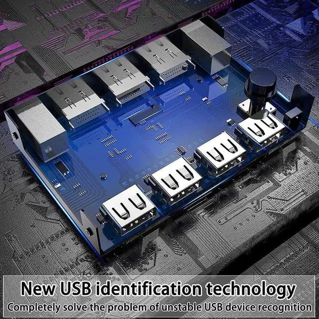 Main image of 2 In 1 Out DP KVM Switch USB PC Dual Monitor HDMI-Compatible Switcher 4K 60Hz Displayport 1.4 for Shared Printer Mouse Keyboard