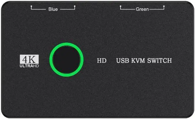 Alt view image 2 of 6 - Switcher Keyboard Mouse Printer KVM Shared Controller Plug and Play USB KVM Selector Display Equipment for 2 PC Sharing