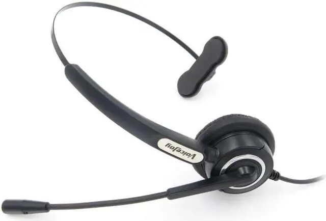 Alt view image 2 of 4 - Aomoproing Professional monaural call center telephones headset phone headphones with 2.5mm jack plug,RJ9/RJ11 plug optional