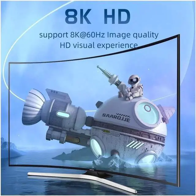 Alt view image 4 of 7 - 8K HDMI2.1 Switch & Splitter 2 In 2 Out Video Switcher 2*2 Video Matrix 8K@60Hz 4K@120Hz Splitter EDID Dynamic HDR Multi Screen