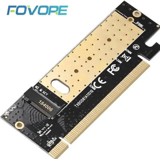 Alt view image 5 of 6 - 2PC m.2 to pcie x16 adapter Card pci e to m .2 convert adapter NVMe SSD Adaptor m2 M Key Interface PCI Express 3.0 x4 2230 2280 Size