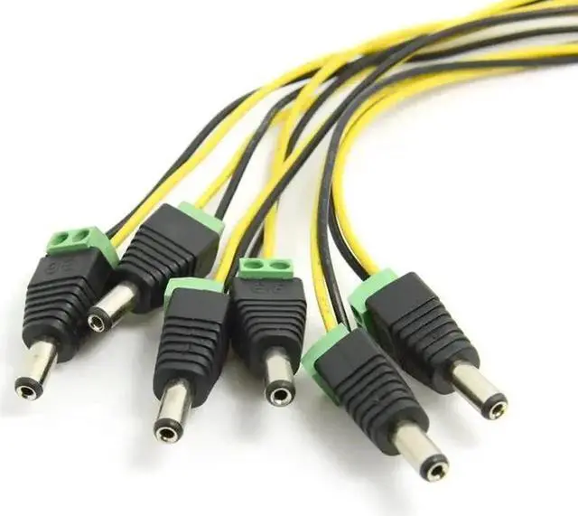 Alt view image 4 of 4 - ATX PCI-E PCI Express PCIE 6pin to 5pcs DC 5.5X2.1mm Plugs of Gridseed Mini 60cm power cord cable