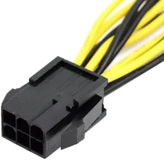 Alt view image 3 of 4 - ATX PCI-E PCI Express PCIE 6pin to 5pcs DC 5.5X2.1mm Plugs of Gridseed Mini 60cm power cord cable