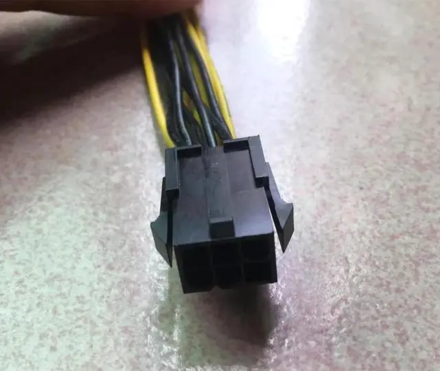 Alt view image 6 of 6 - 2PC 6inch Molex 6-pin PCI Express to 2 x PCIe 8 (6+2) pin Motherboard Graphics Video Card PCI-e GPU VGA Splitter Hub Power Cable