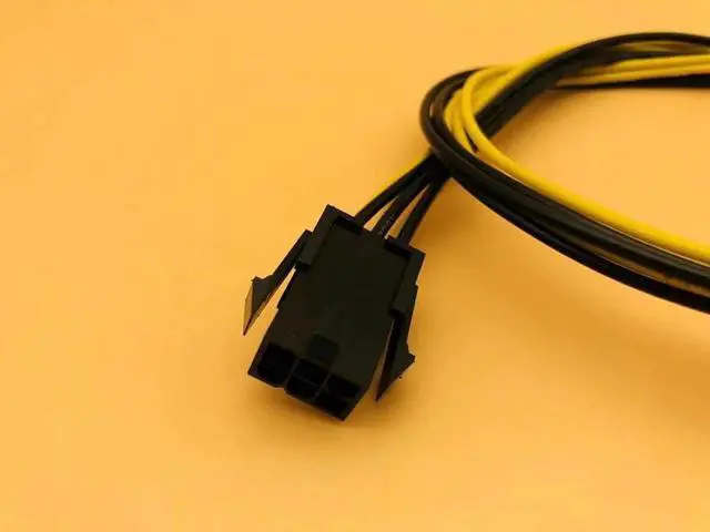 Alt view image 5 of 6 - PCI E PCIE PCI Express 50cm 6P Male to 6Pin Male Graphics Video Card DIY Power Cable BTC Extended Miner Mining Wire 18AWG Cables