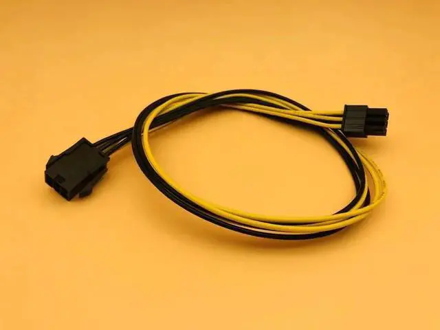 Alt view image 3 of 6 - PCI E PCIE PCI Express 50cm 6P Male to 6Pin Male Graphics Video Card DIY Power Cable BTC Extended Miner Mining Wire 18AWG Cables