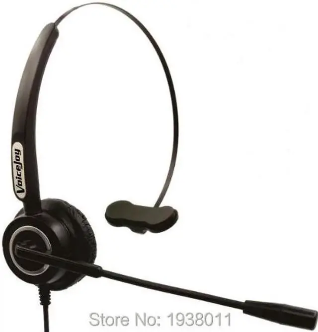 Main image of Aomoproing Call Center Telephone Headset Headphone with Mic for Yealink SIP-T19P T20P T21P T22P T26P T28P T32G T41P T38G T42G T46G T48G