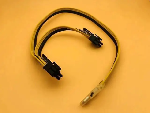 Alt view image 6 of 6 - PCIE Video Card Power Cable Dual 8pin (6+2) Splitter Power Supply Wire 250 Female Terminal 18AWG Cables for ETH BTC Miner Mining