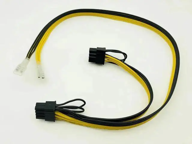 Alt view image 3 of 6 - Power Cable PCIE Video Card Dual 8pin (6+2) Splitter Power Supply Wire 250 Female Terminal 18AWG Cables for ETH BTC Miner Mining