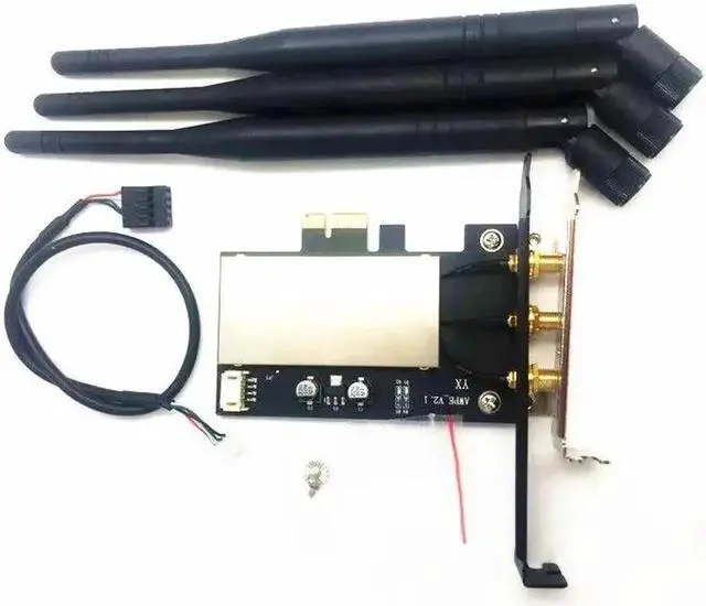 Main image of Adapter Desktop PC PCI-e Wireless Card with broadcom BCM94360CSAX/2CS wireless AC Dual Band WiFi Blueooth BT 4.0