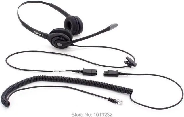 Alt view image 3 of 6 - Aomoproing Headset Headphone for CISCO IP Telephone 7961 7962 7965 7940 7941 7945 6921 7821 8841 8851 8861 8941 8945 8961 9951 9971 etc