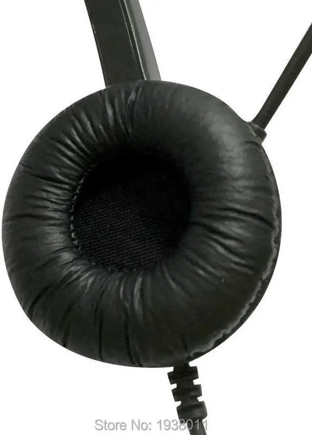 Alt view image 4 of 5 - Aomoproing Volume and Microphone Mute function Call Center corded headset RJ9/RJ11 plug Headset for PLT T10 T20 S10 S11 ,AVAYA 24XX 46XX