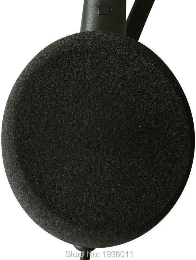 Alt view image 5 of 6 - Aomoproing Binaural RJ9 plug Headset QD office call center telephone headset ,2.5mm or 3.5mm plug optional