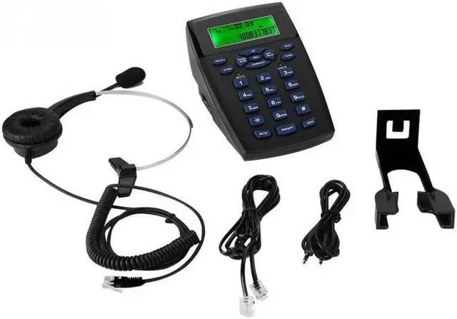 Main image of Aomoproing Headset Telephone Caller ID Display Function Call Center Telephone Noise Cancelling Headset for Office