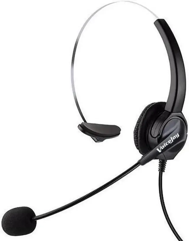 Main image of Aomoproing VoiceJoy Call center headset Telephone RJ9 plug headset ONLY for AVAYA Phone 1608 1616 9608 9610 9620 etc, Yealink Phones,etc