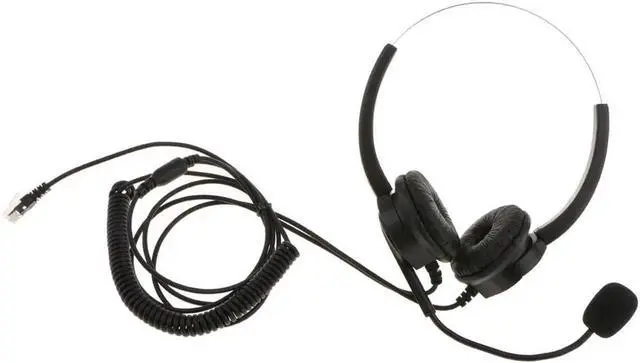 Main image of Aomoproing VD530D Hands- Corded Customer Service Call Center Headset Noise Cancelling with Microphone