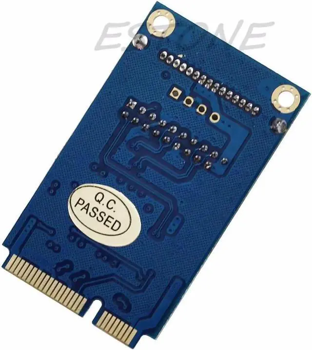 Alt view image 2 of 6 - Mini PCI-E to USB Adapter / PCIE to 19Pin SATA Dual USB3.0 Mini Expansion Card