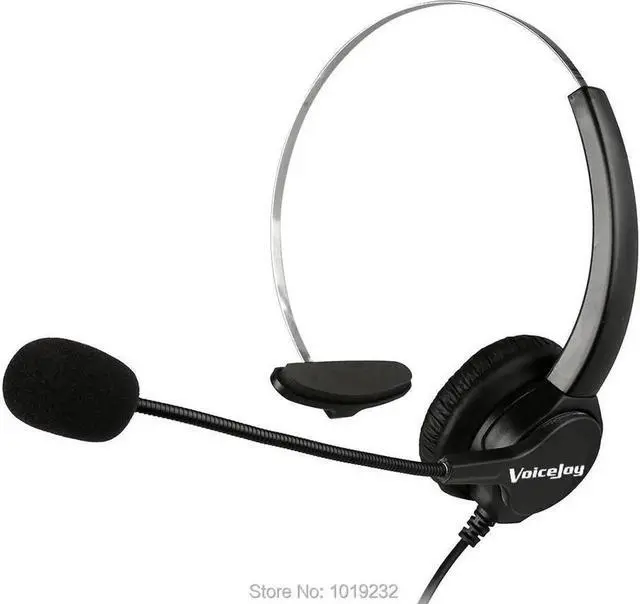Main image of Aomoproing RJ9 Headset for Call Center Avaya 24XX 46XX Series Nortel Aastra Adtran BT Alcatel Lucent Interquartz Ascom phones