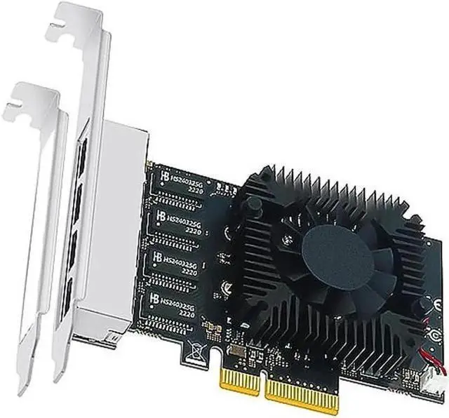 Main image of GLOTRENDS Dual 2.5Gbps + Dual 100/1000Mbps PCI-E NIC Ethernet Network Card for PC, RTL8125BG Chip, PCI-Express 2.0 X2, 10Gbps Upstream Bandwidth, RJ45 LAN Port (LE8245F)