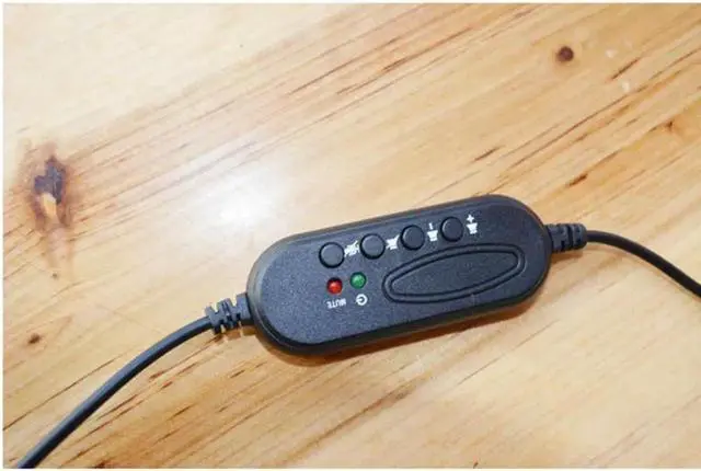 Alt view image 2 of 3 - Aomoproing 5pcs USB Call Center Stereo Headset with MIC Microphone for Computer Desktop Laptop PC USB Connection SKYPE earphone headphone