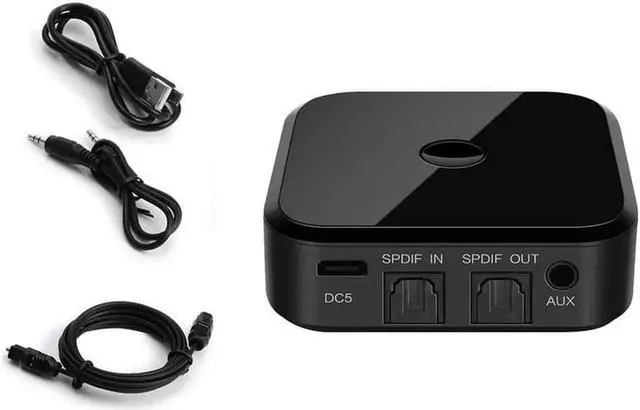 Alt view image 4 of 6 - TX16 Apt-x HIFI Bluetooth Receiver Transmitter Wireless Adapter Audio 3.5mm SPDIF Optical Fiber for Smartphone PC TV