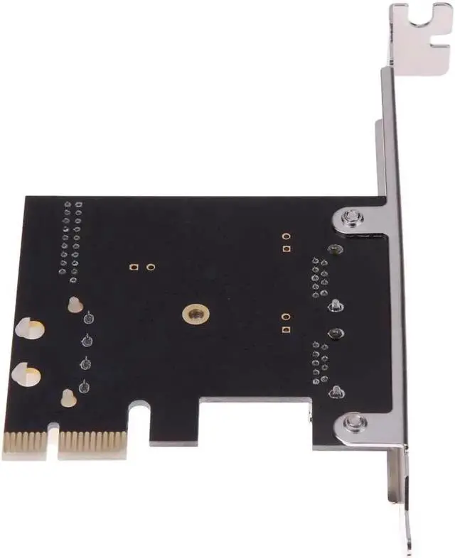 Alt view image 3 of 6 - USB 3.0 PCI-E Expansion Card External 2 Port USB3.0 + Internal 19pin Header PCI E Card 4pin IDE Power Connector for PC