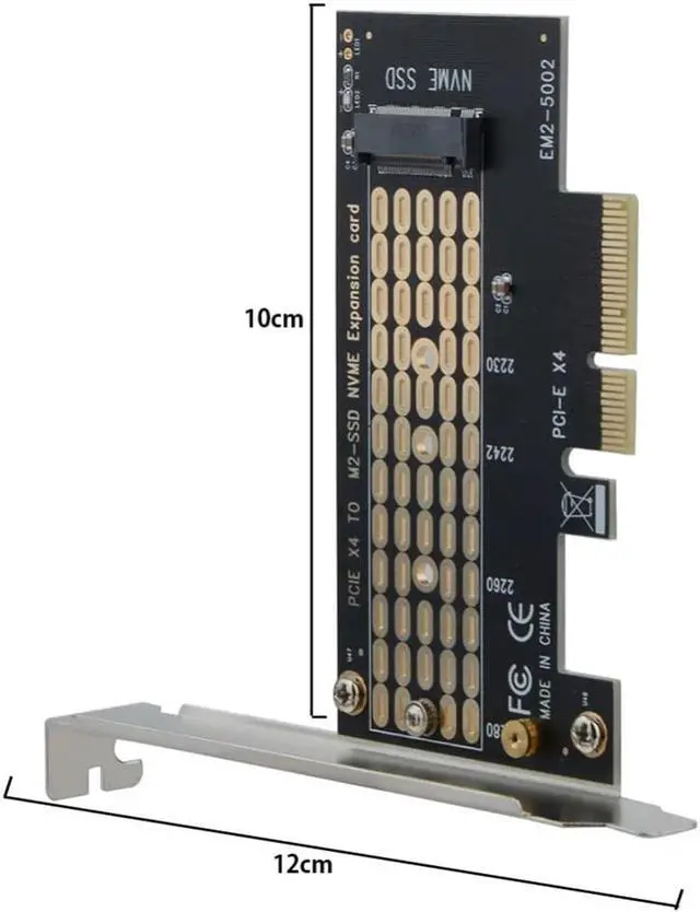 Alt view image 2 of 6 - PCI E 4X to M2/M.2 SATA Adapter/PCI Express M.2 SSD PCIE Adapter M.2 NVME/M2 PCIE Adapter Computer Expansion Cards M2