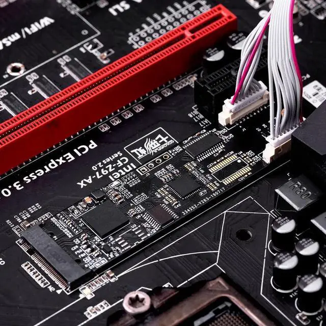 Alt view image 3 of 6 - M.2 B Key and M Key to Rs232 Rs422 Rs485 Db9 Serial Port Card NGFF Add on Cards Small Size