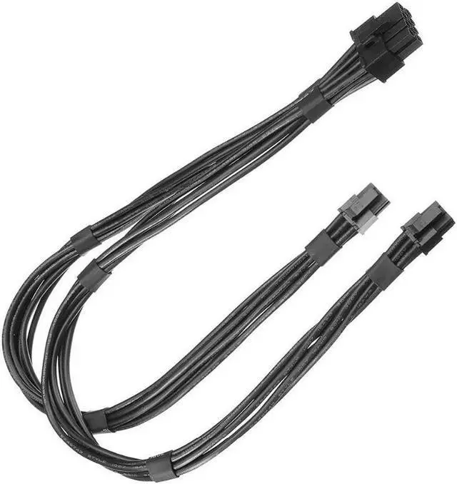 Alt view image 5 of 5 - 16AWG Dual Mini 6 Pin To 8 Pin PCI-e Power Cable For Mac Pro Video Card GTX 1080