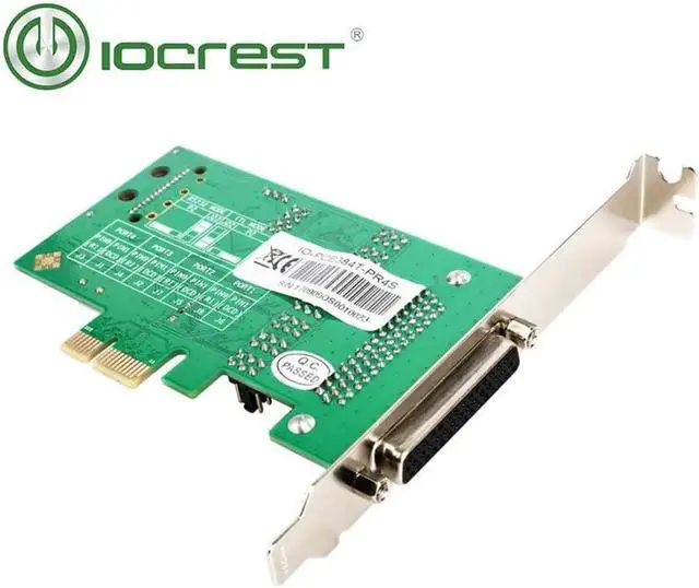 Alt view image 2 of 4 - 4 DB-9 serial rs232 ports pcie controller card with 1 TTL port with fan-out cable