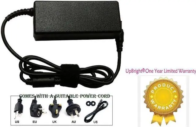 Alt view image 2 of 4 - Global 12V 3.33A AC / DC Adapter For KENMARK GOODMANS PROLINE LCD HD TV HDTV 12VDC 3.3A 12 Volt 3.3 Amp Charger PSU