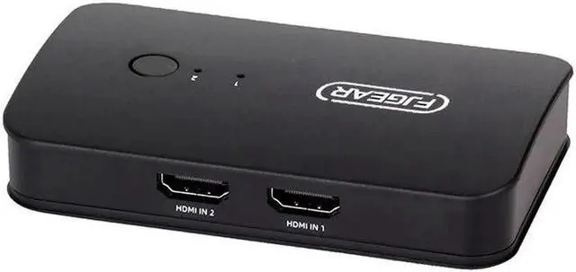 Alt view image 5 of 6 - 2 Ports KVM Switch HDMI-compatible 2 Input 1Output Two Computer Device Share Displayer USB Printer Keyboard Mouse U Disk