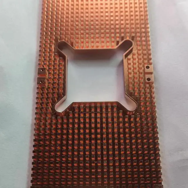 Alt view image 3 of 6 - For RTX 3060 3080 3090 Backplane Pure Copper Heat Sink Graphics Card Memory Auxiliary Radiator 90X180MM Thickness 4MM