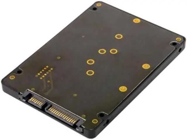 Alt view image 5 of 7 - Aomoproing Combo M.2 NGFF B-key & mSATA SSD to SATA 3.0 Adapter Converter Case Enclosure with Switch